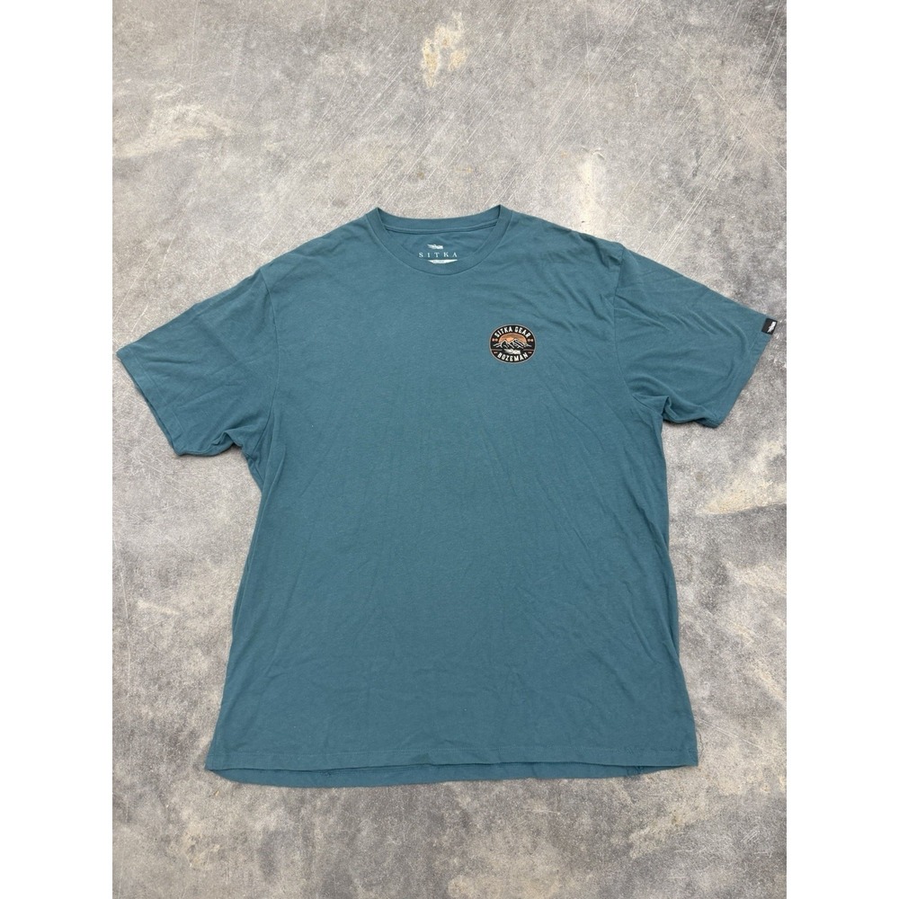 Sitka Shirt Mens 2XL Blue Outdoor Hunting Bozeman Short Sleeve Classic